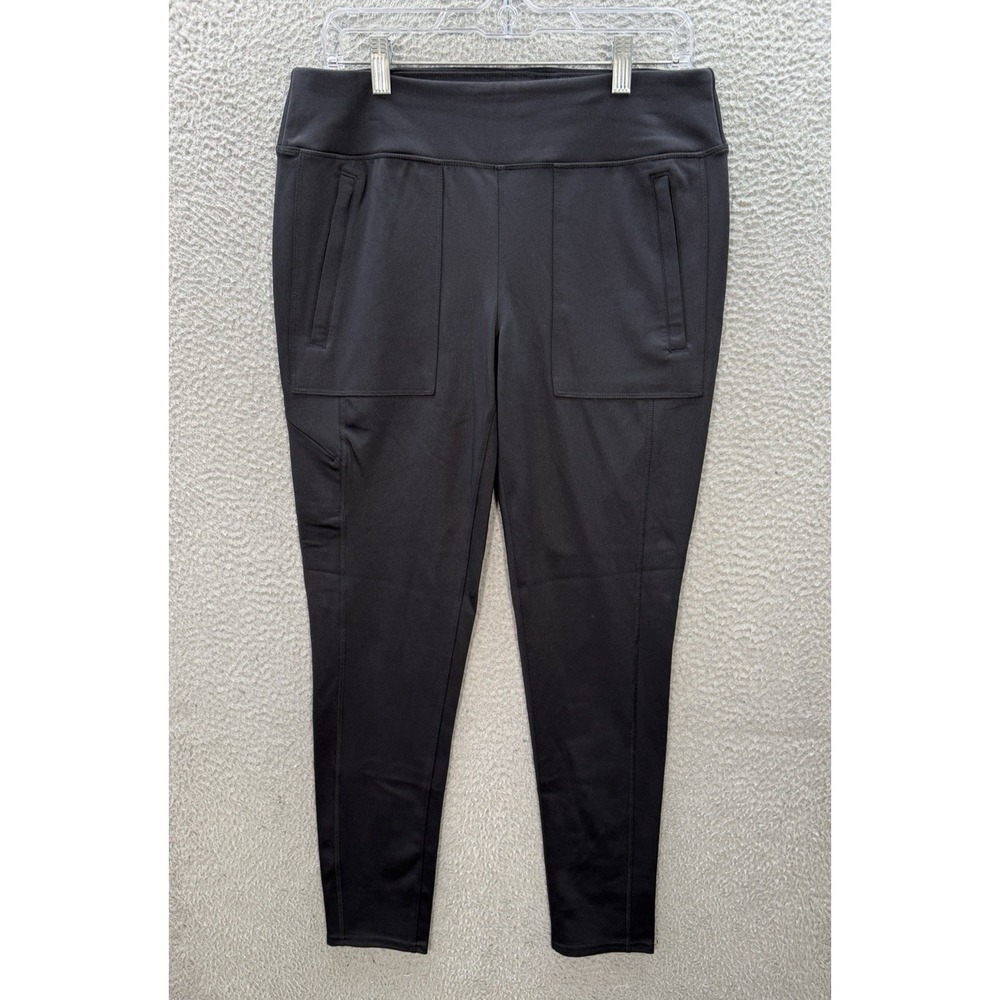 Ridgecut Pants Womens Medium Black Pull On Work Leggings Stretch Workwear Chore